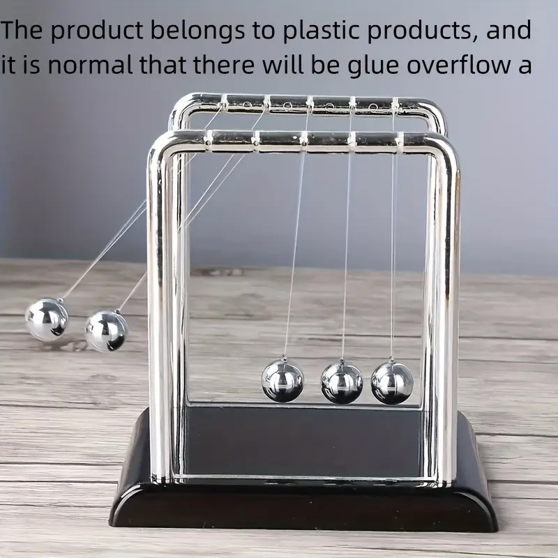 Newton Cradle Large - Kołyska Newtona Równowaga Stalowa piłka Materiały