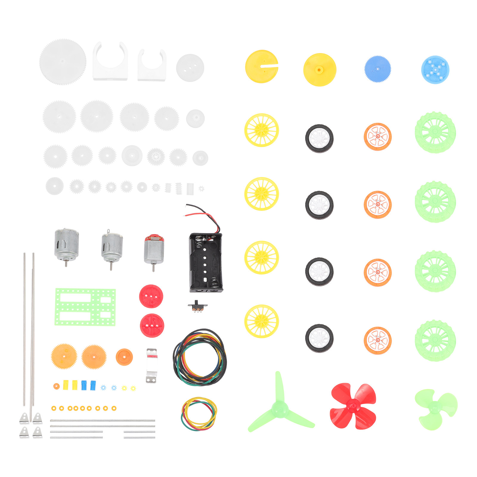 Science Kit - Zestaw 112 elementów akcesoriów do silników,