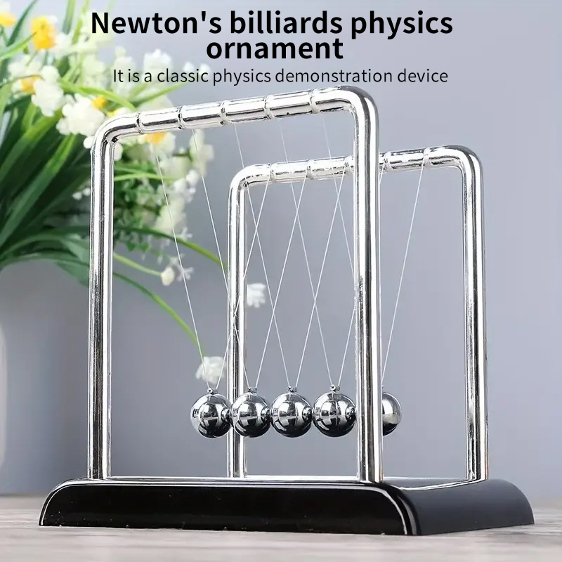 Kołyska Newtona Równowaga Stal – Newton Cradle Large recenzja i cena