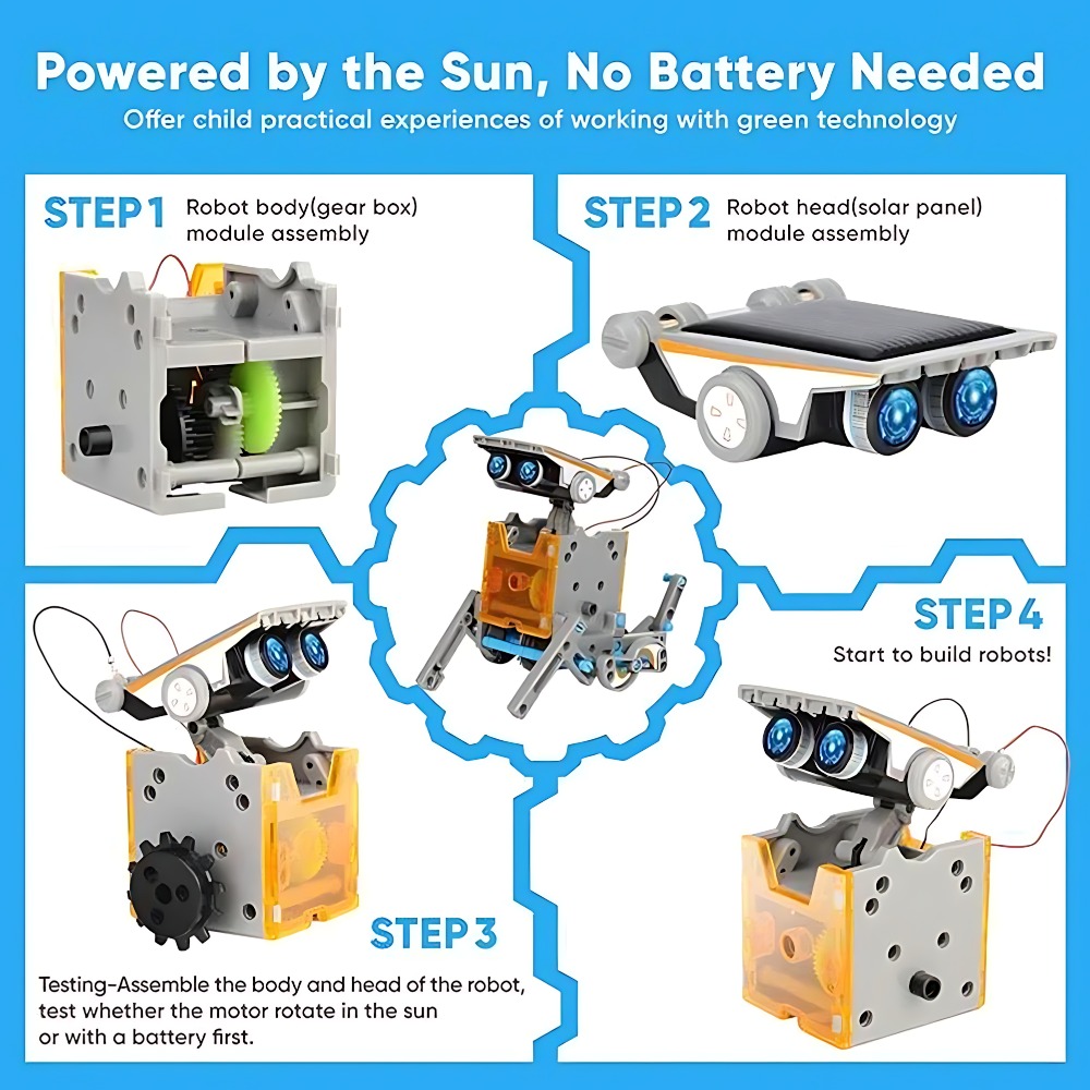 Klocki konstrukcyjne Solar Rob – Science Project Robot recenzja i cena